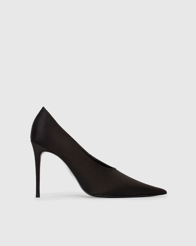 完売品 yilon FRENCH DOT OP black Black D'orsay Pump 80 | LEMAIRE